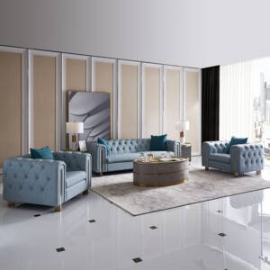 طقم كنب بتصميم كلاسيكي